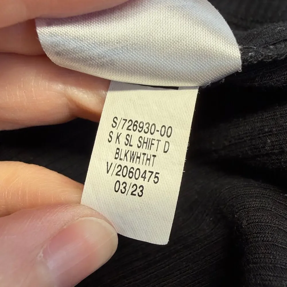 Old Navy Girls Rib Knit Shirt Top Pullover Ruffled Mock Neck Stretch Black XL